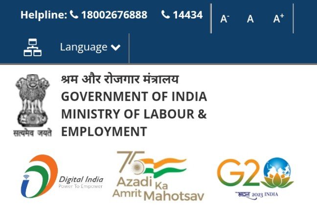 goverment of india ministry of labour & employment 