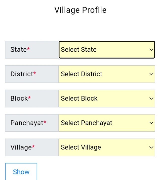 village profile- state, district, block, panchayat, village, 