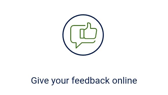 give your feedback online