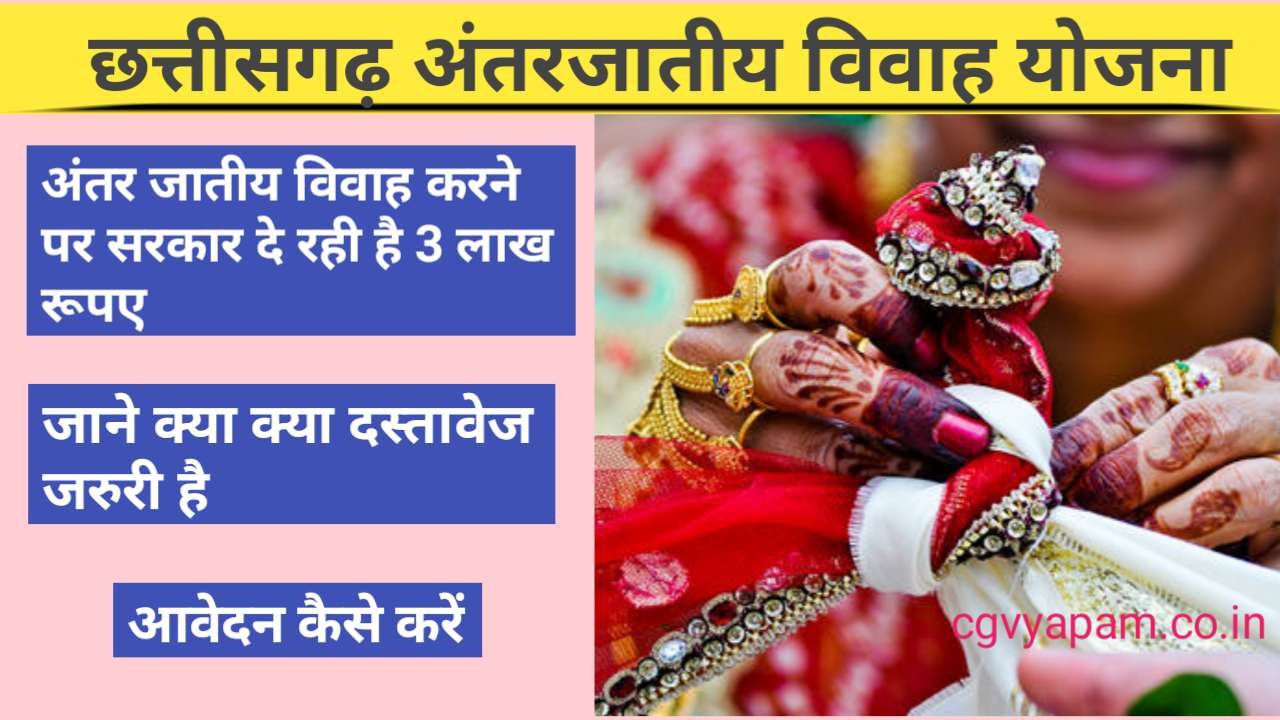 Chhattisgarh Anterjatiya Vivah Yojana