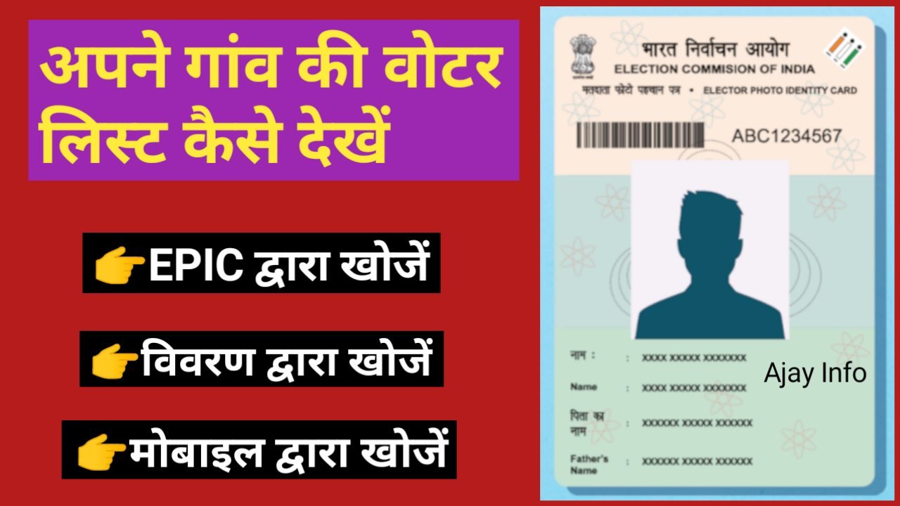 Apne Gaon Ke Voter List Kaise Dekhe