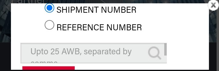 shipment number/referance number